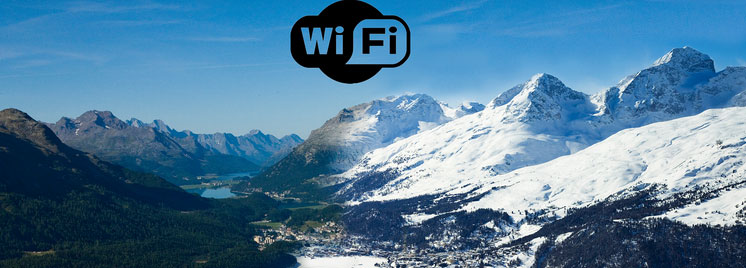 Gratis-WLAN in St. Moritz