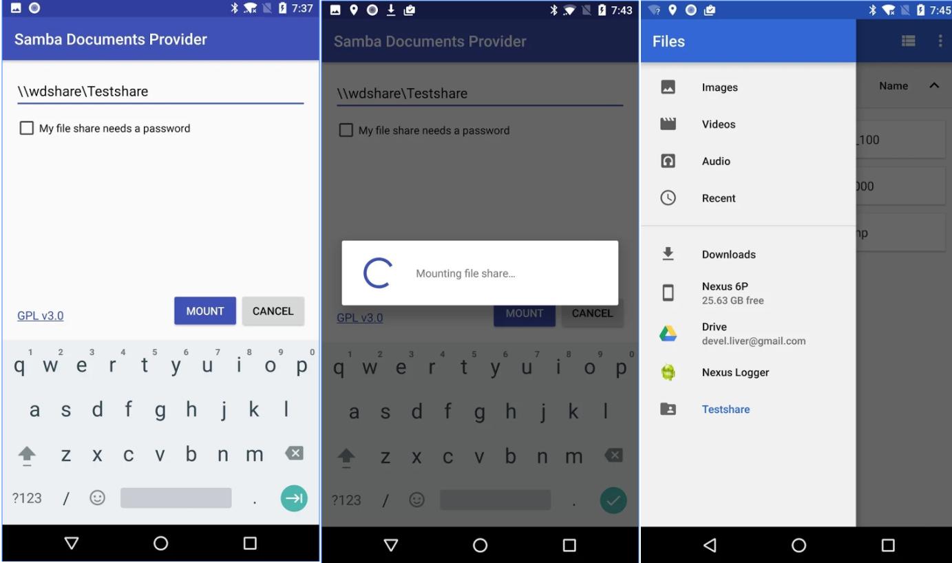 Google veröffentlicht Samba Client für Android