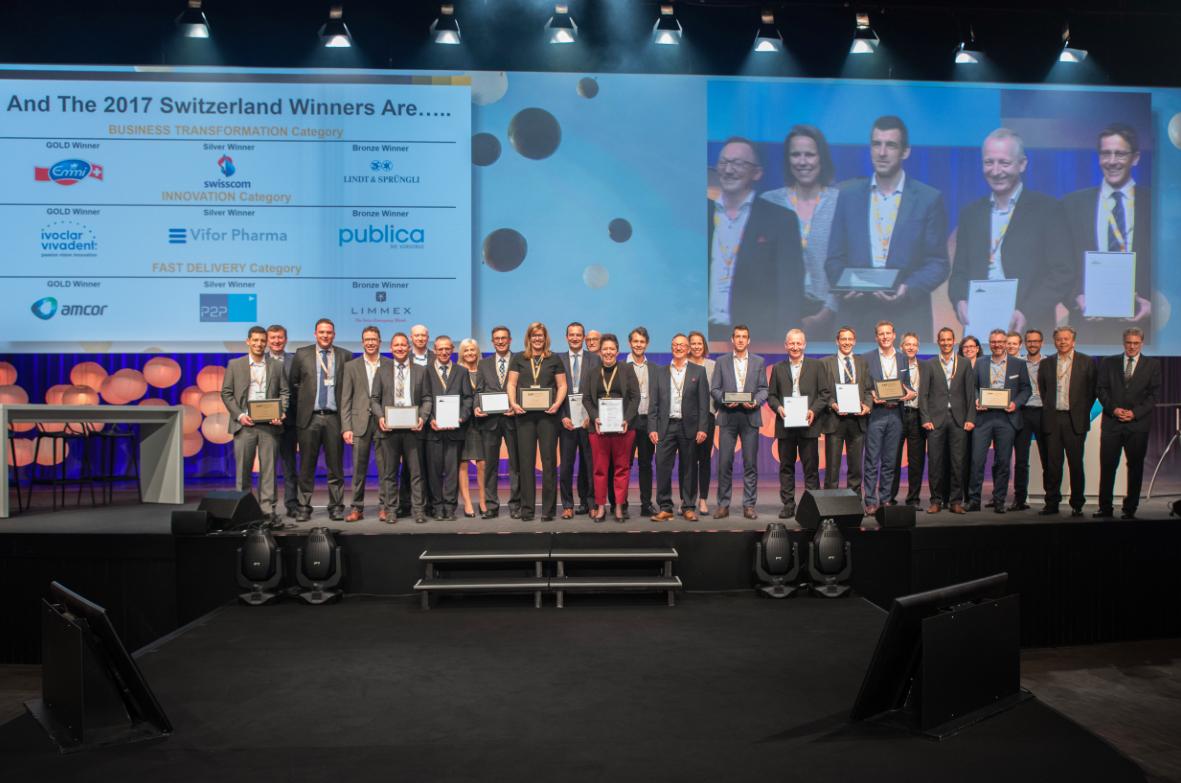 SAP Schweiz verleiht Quality Awards 2017