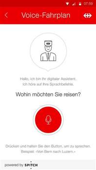 SBB App versteht Schweizerdeutsch