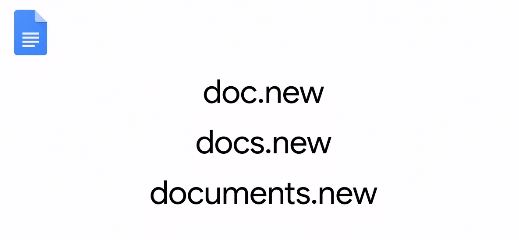 Mit direkten Links zu neuen Dokumenten in Google Docs