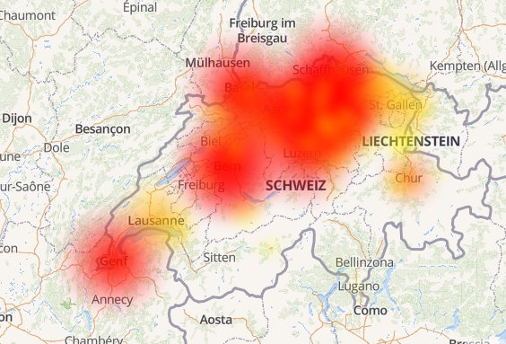 Landesweit massive Störungen bei Salt