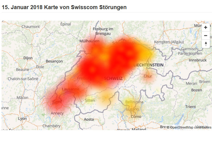 Swisscom kämpft schon wieder mit Störungen