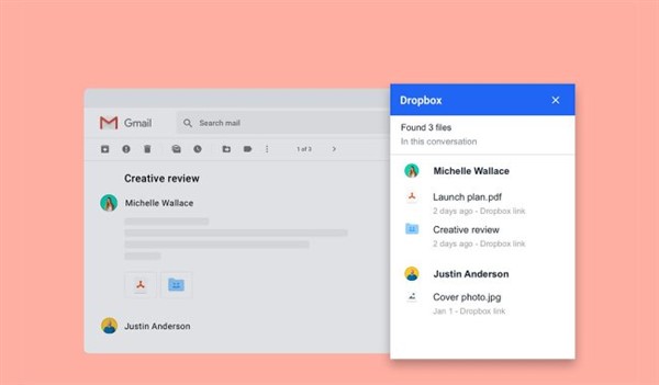 Neues Add-on: Dropbox integriert sich in Gmail