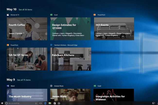 Windows 10: Timeline-Funktion für Chrome und Firefox