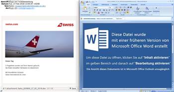 Neue Trojanerwelle in gefälschten Swiss-Mails
