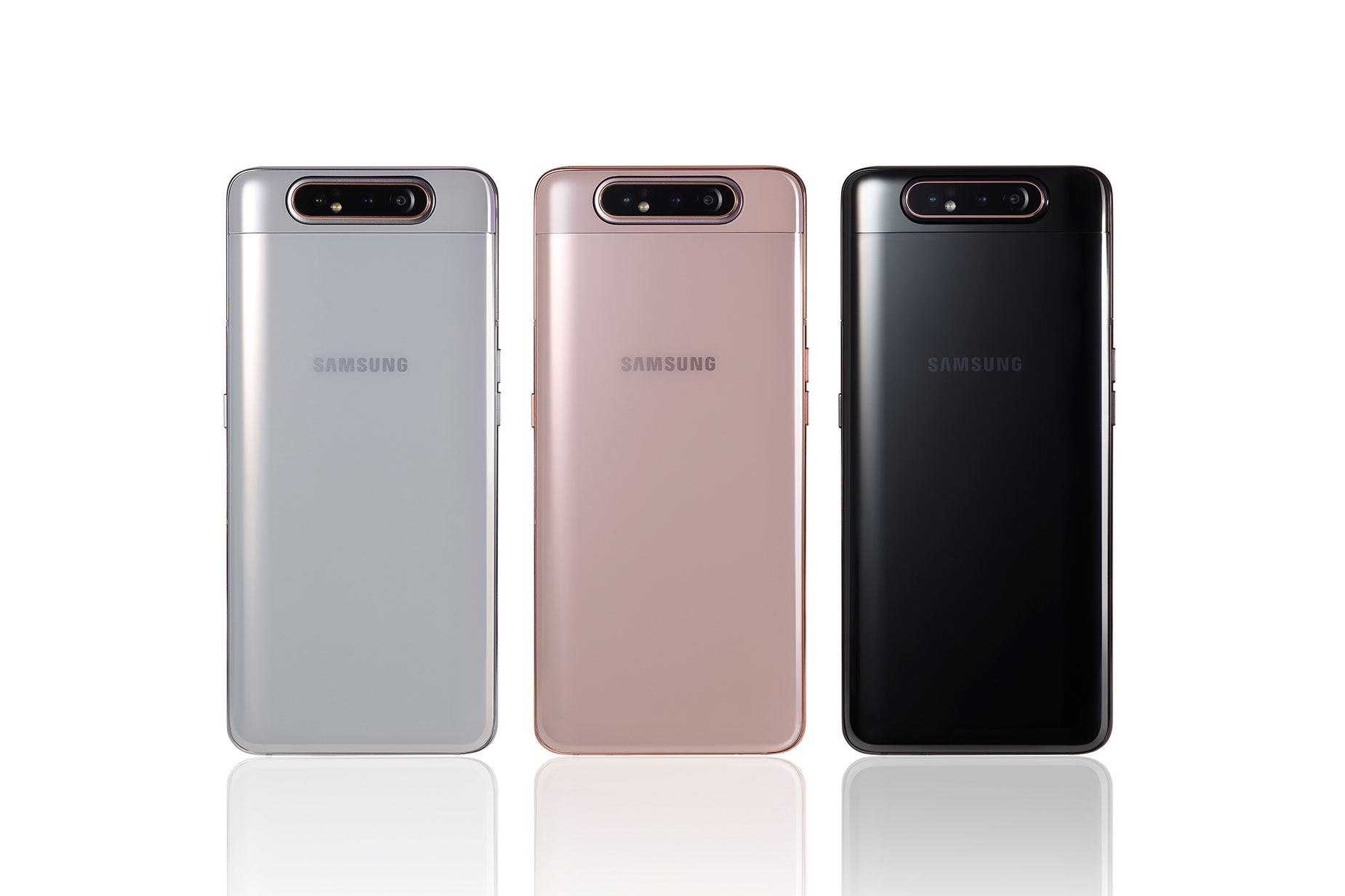 Galaxy-Smartphone mit rotierender Kamera