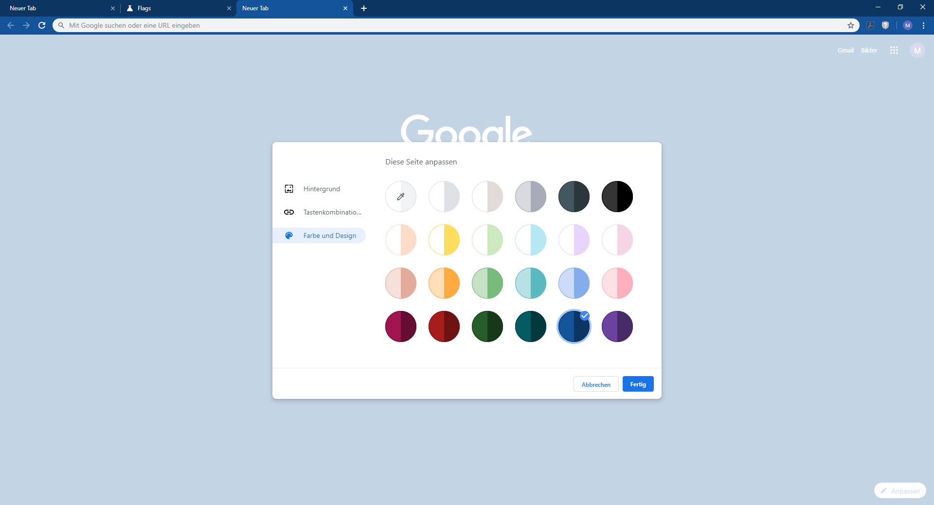 Chrome wird in Version 77 farbenfroh