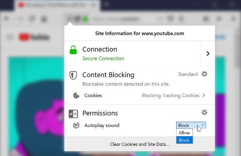 Firefox 66 blockt automatische Tonwiedergabe