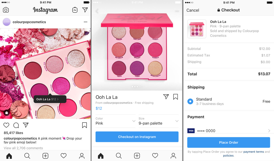 Instagram-Partnerschaft mit Paypal erlaubt Einkauf direkt in App
