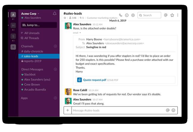 Slack lanciert mehrere Office 365 Apps