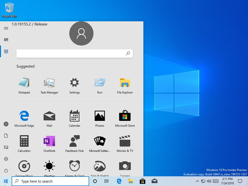 Microsoft zeigt aus Versehen neues Windows-10-Startmenü