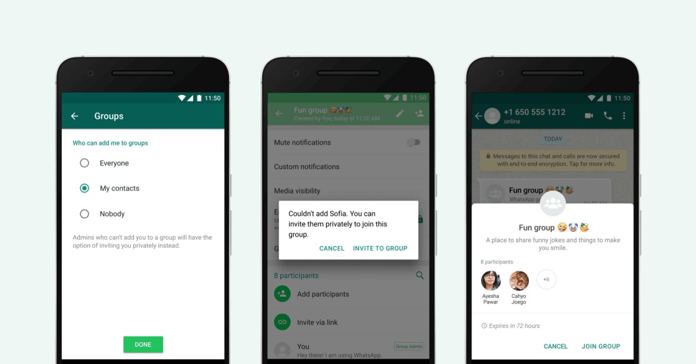 Whatsapp bringt neues Gruppen-Chat-Feature