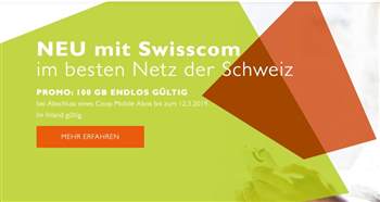 Coop Mobile wechselt von Salt zu Swisscom