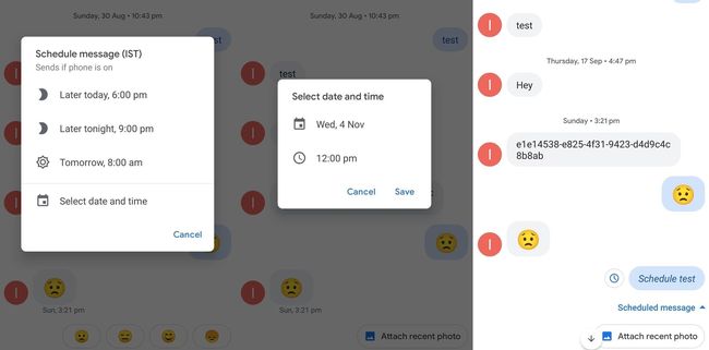 Google Messages erhält die Möglichkeit, Nachrichten zu planen