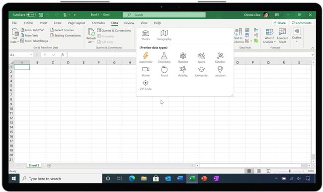 Nutzer können neu eigene Datentypen in Excel integrieren