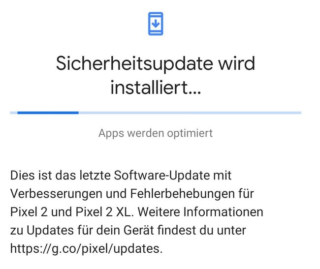 Google: Letztes Update für Pixel 2 und Pixel 2 XL