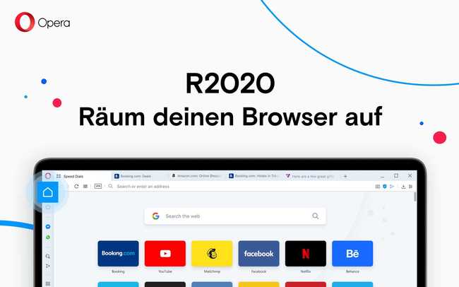 Opera R2020: Aufgeräumter Browser dank Arbeitsbereichen 