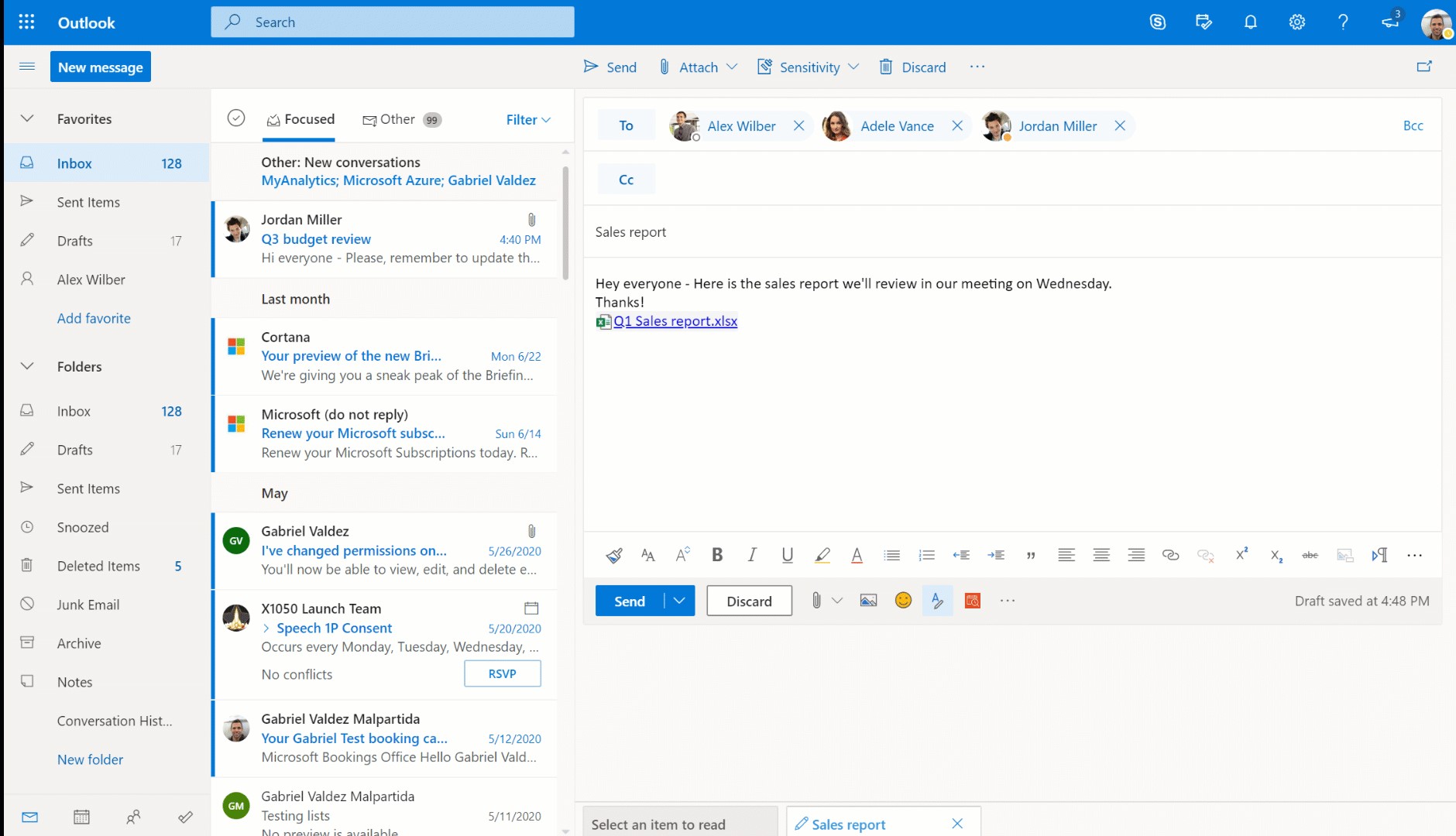 Outlook: Später senden und weitere neue Funktionen