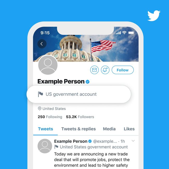Twitter will Accounts von Regierungsstellen markieren