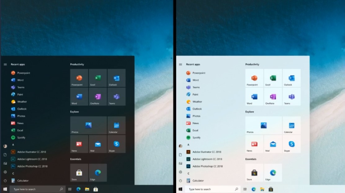 Microsoft zeigt neue Icons für Startmenü von Windows 10