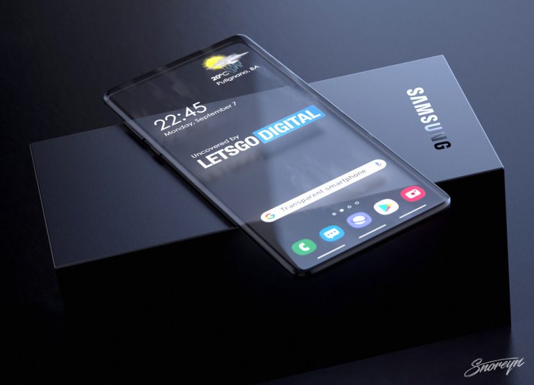 Samsung arbeitet an durchsichtigem Smartphone