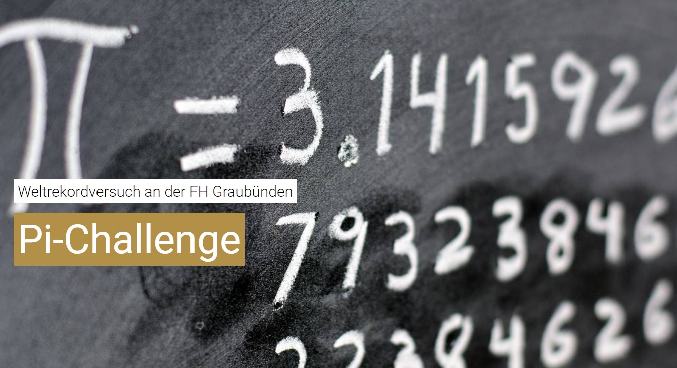 Fachhochschule Graubünden bricht Weltrekord in der Stellenberechnung der Zahl Pi