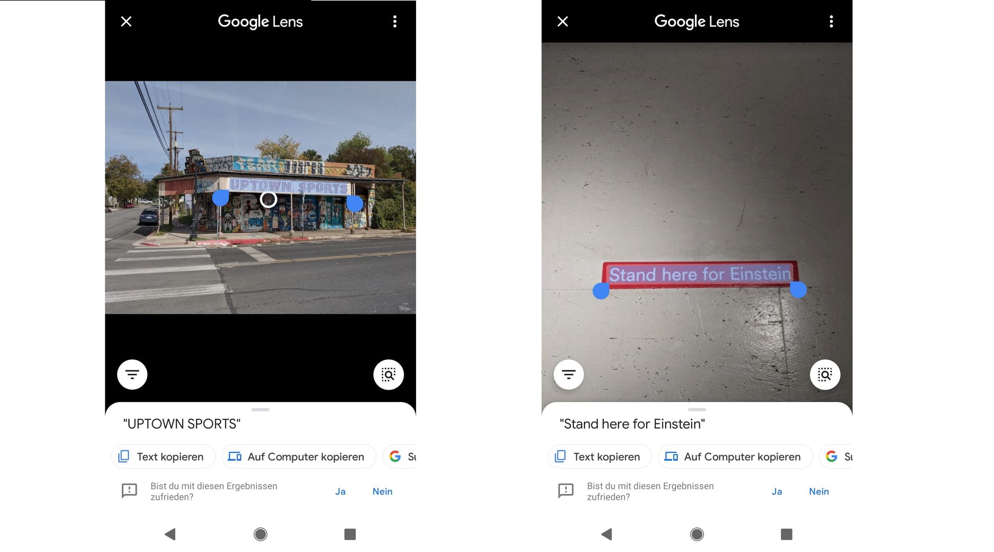 Google-Lens-Funktionen in Photos-App verfügbar