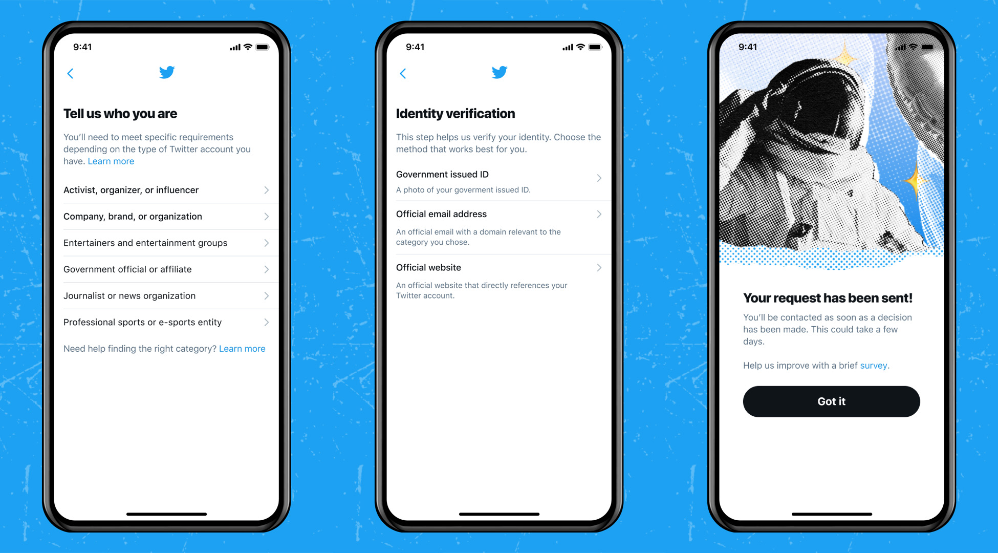 Twitter nimmt User-Verifizierung wieder auf