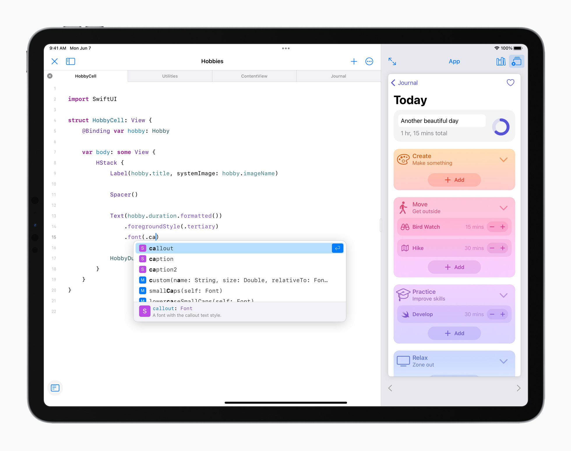 Swift Playgrounds 4 erlaubt App-Entwicklung auf dem iPad
