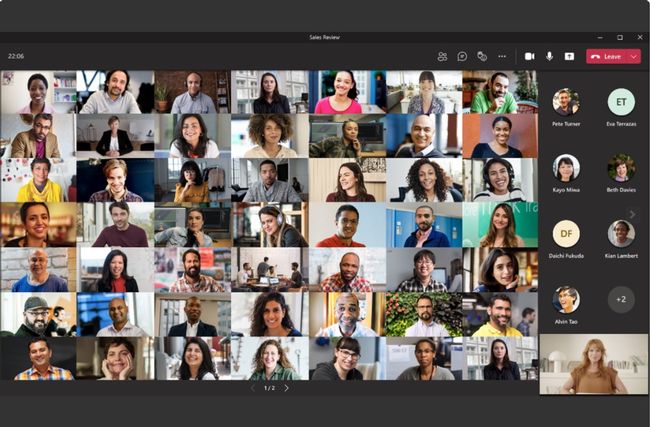 Microsoft erweitert Galerie-Ansicht in Teams auf 98 Teilnehmer