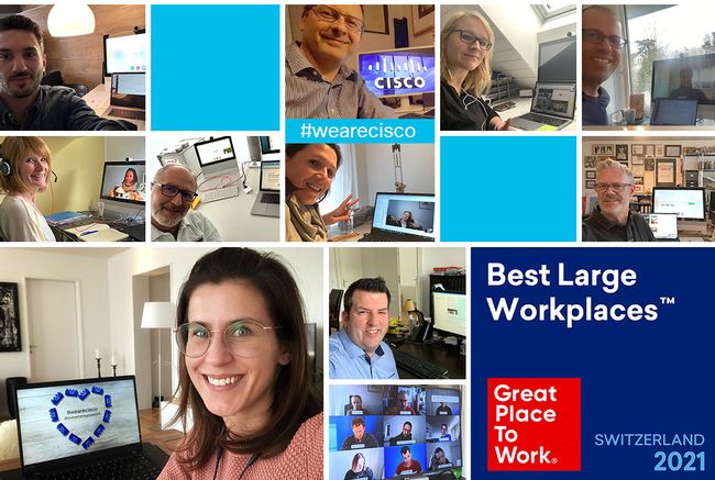 Great Place to Work: Cisco bei den Grossunternehmen an der Spitze