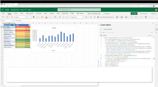 Office Scripts in Excel für alle verfügbar