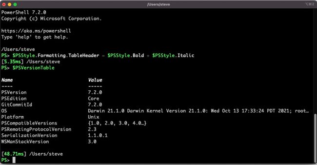 Powershell 7.2 ist da