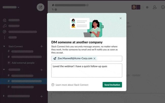 Slack lanciert Direct-Messaging-Funktion 