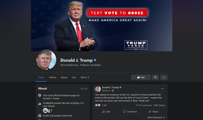 Trump bleibt auf Facebook gesperrt
