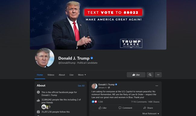 Trump bleibt auf Facebook gesperrt