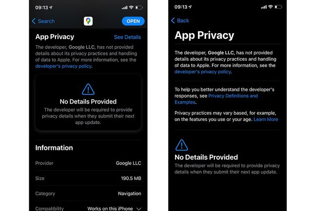 Google drückt sich um Privacy-Angaben in Apples App Store