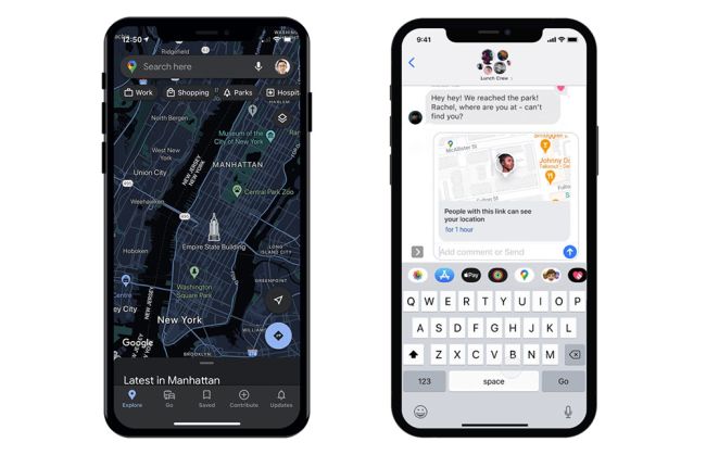 Google Maps für iOS mit Dark Mode und Widgets