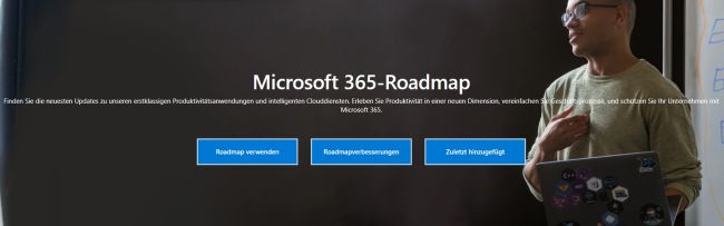 Microsoft überarbeitet Roadmap-Website für Microsoft 365