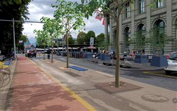 HSLU entwickelt Augmented-Reality-Visualisierung der Luzerner Bahnhofstrasse