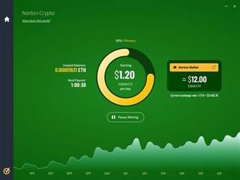 Norton 360 neu mit integriertem Krypto-Miner