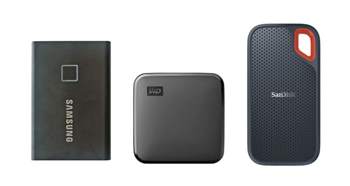 Drei tragbare SSDs im Vergleichstest