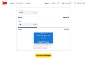 Valuu lässt Privatkredite vergleichen