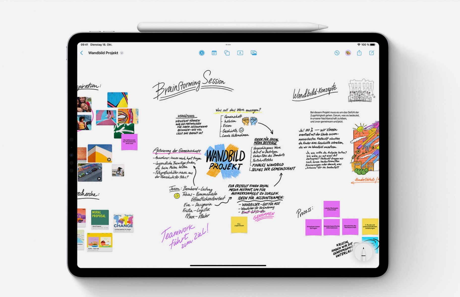 iOS 16.2 Beta bringt das Whiteboard aufs Display