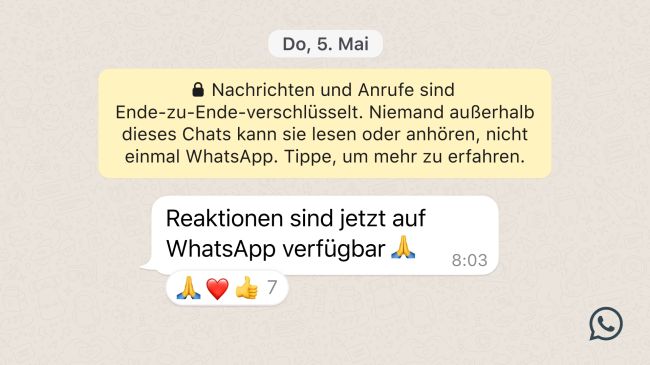 Whatsapp startet mit neuen Features