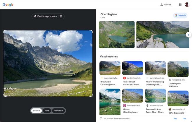 Google Lens jetzt auch im Desktop-Browser