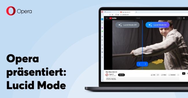 Opera führt Modus für bessere Videoqualität ein