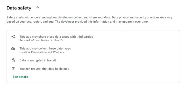 Keine automatischen Infos zu App-Berechtigungen mehr im Play Store