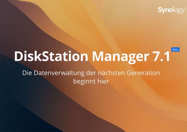 Synology launcht Beta von DSM 7.1